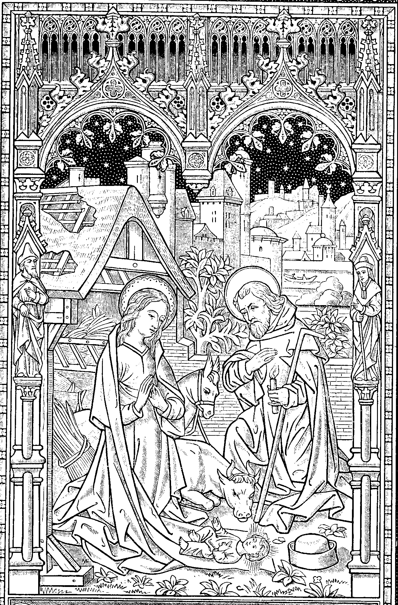 Missal Nativity Engraving