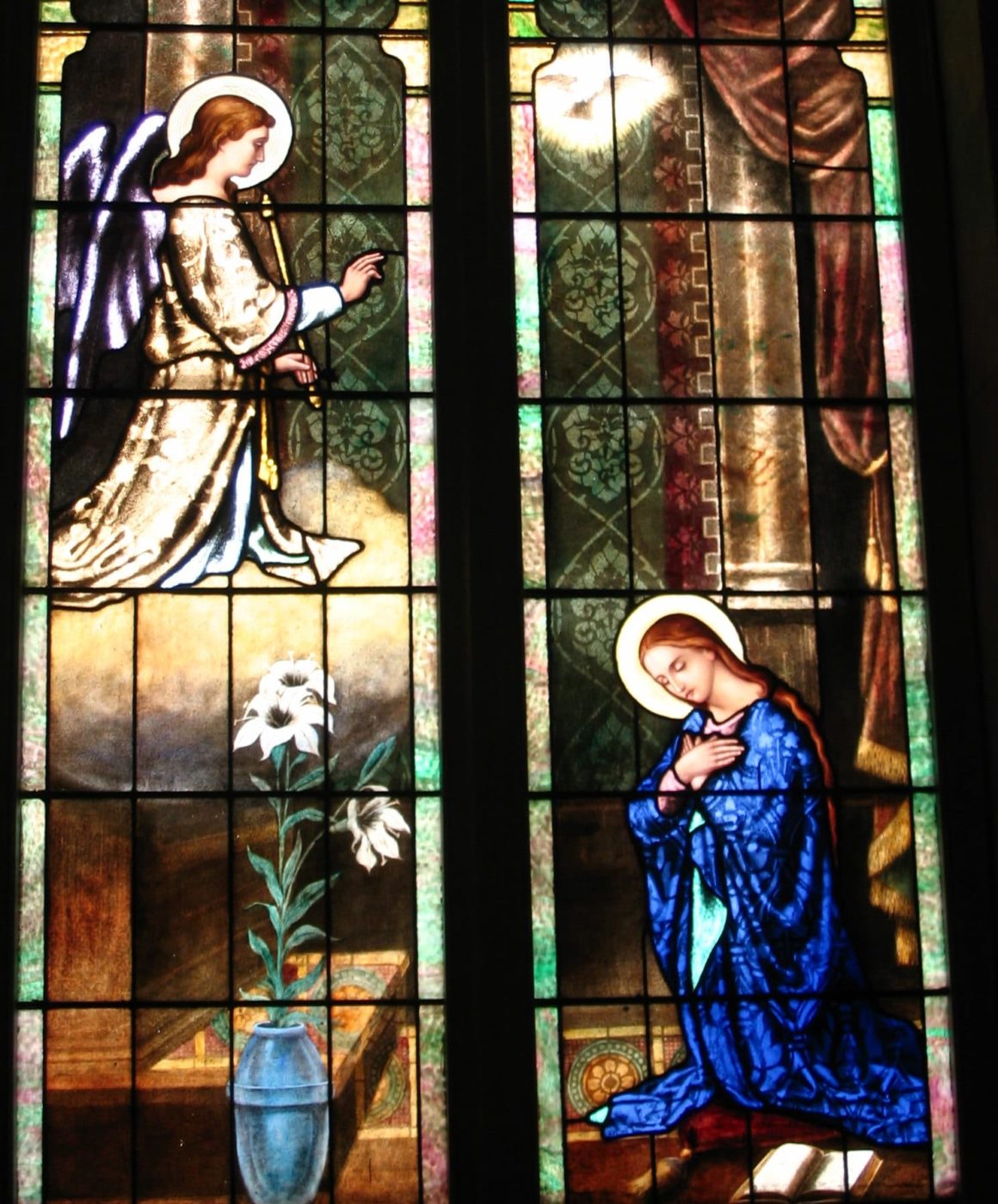 Stained Glass of the Annunciation