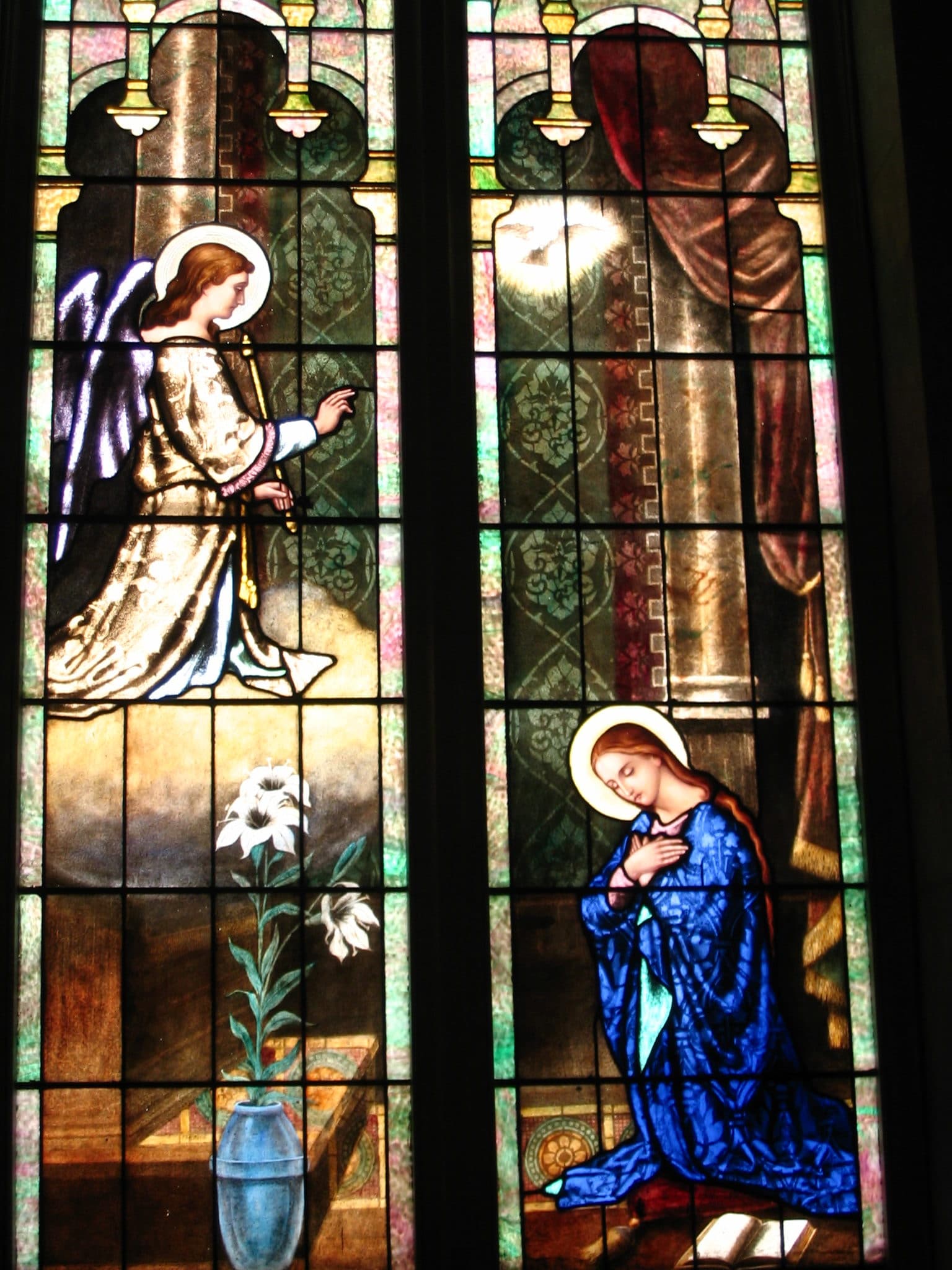 Stained Glass of the Annunciation