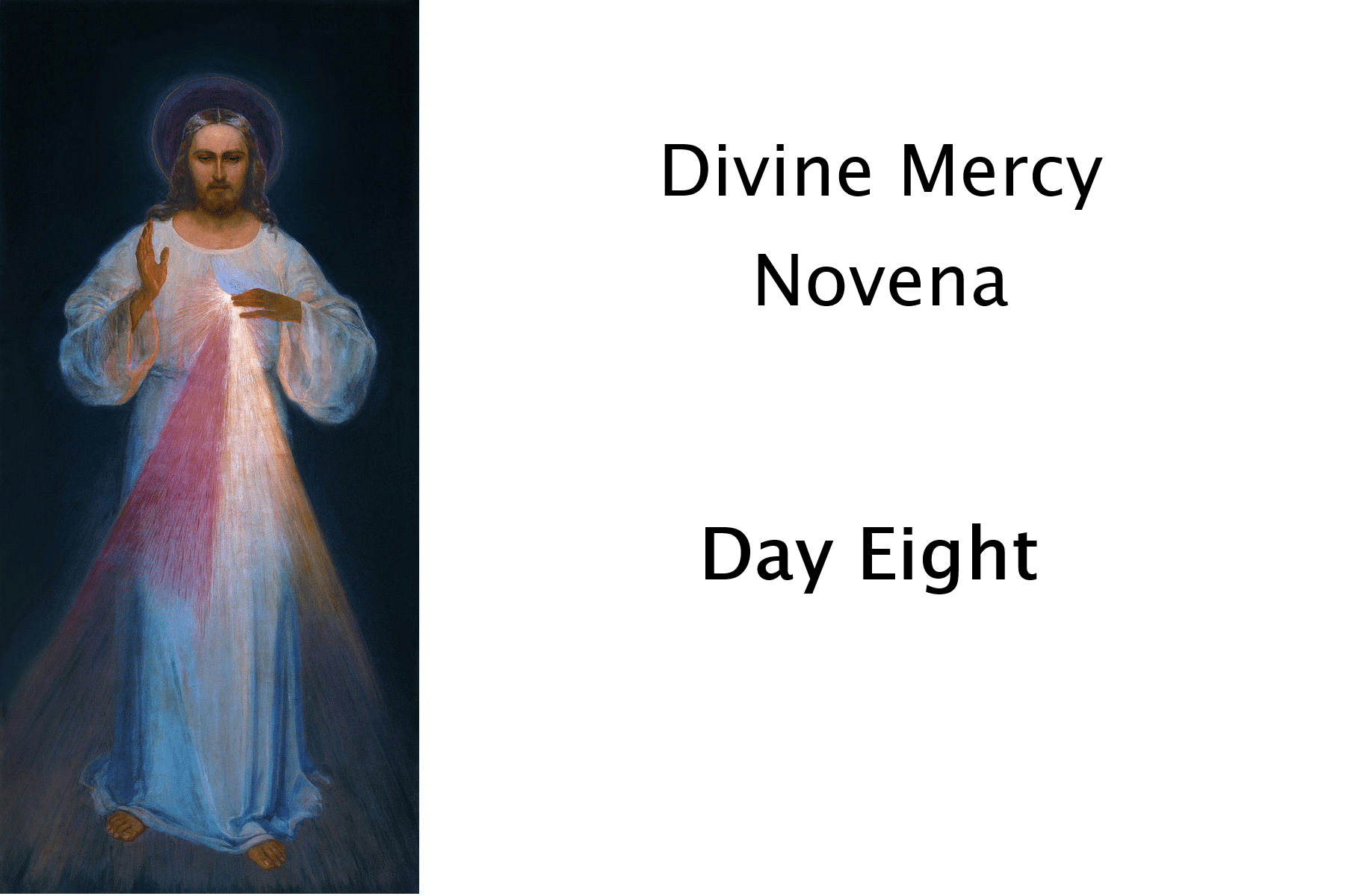 Divine Mercy Day 8