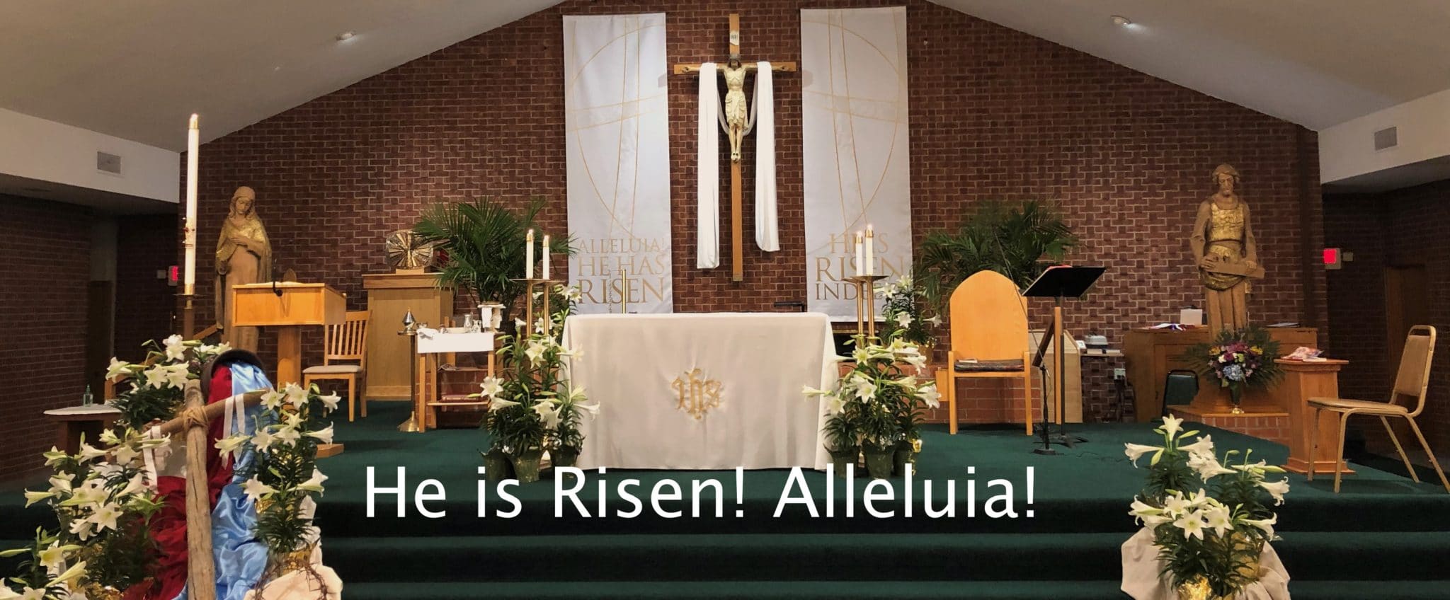 He is Risen, Church Sanctuary