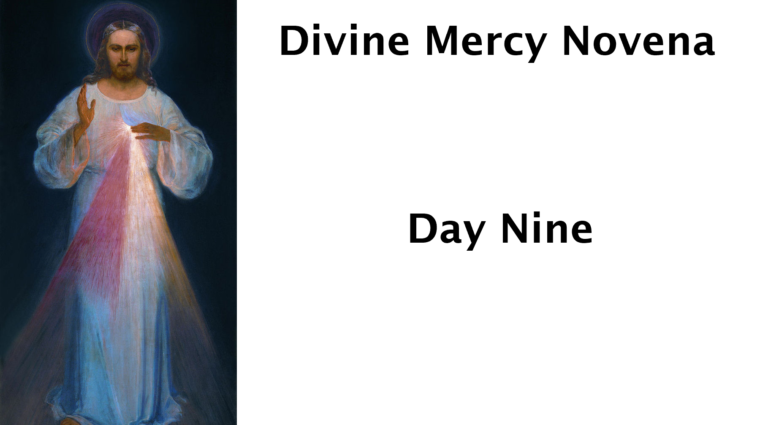 Divine Mercy Day Nine