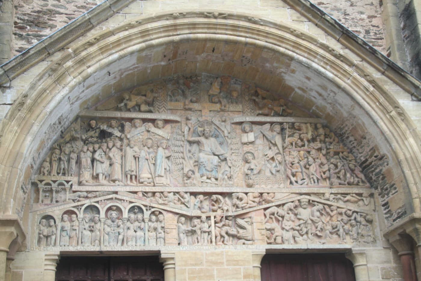 Tympanum from the Abbey Church of Sainte-Foy, Conques, France