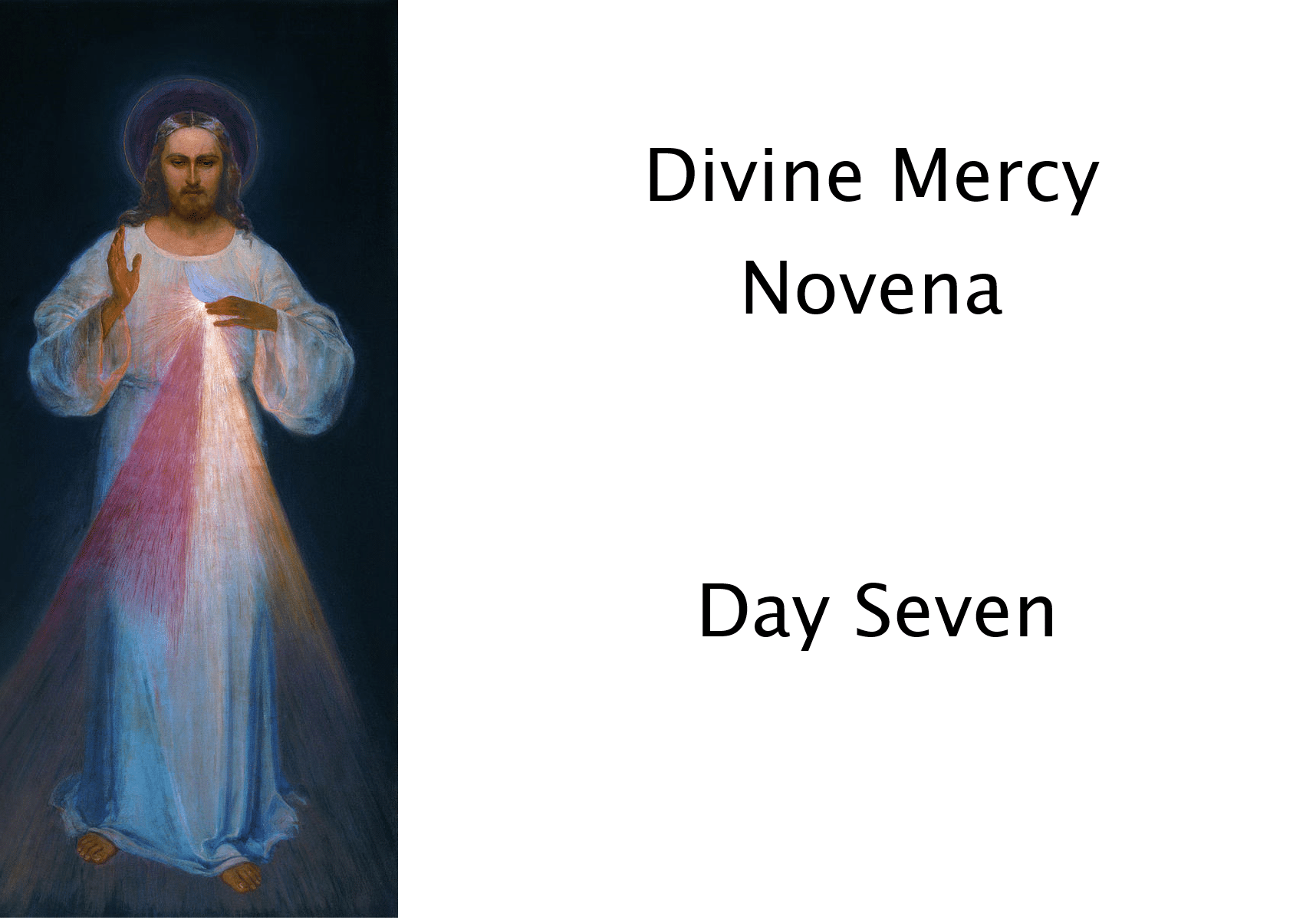 03 Novena Day Seven Divine Mercy Day Seven